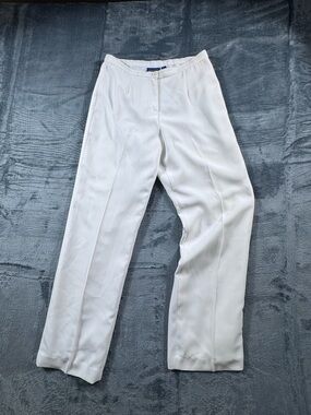 Pendleton Woolen Mills Vintage White Straight Leg Trousers Pants Sz 6